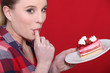 Greedy woman