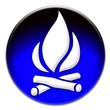 Fire icon button