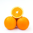 orange isolated on white background