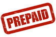 Grunge Stempel rot PREPAID