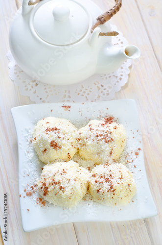 Photo: coconut balls coconut balls