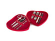 red manicure set