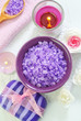 Photo: sea salt, soap and candle sea salt, soap and candle