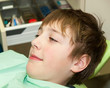 Boy waiting for dental examination