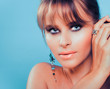 Photo: beautiful woman with bright make up beautiful woman with bright make up