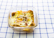 Baked bread and egg