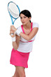 woman playing tennis