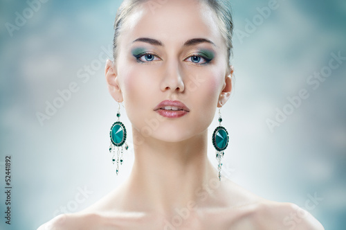 Photo: woman with jewelry woman with jewelry