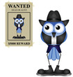 American outlaw on wanted poster