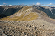 mountain range above Travers Valley in Nelson Lakes