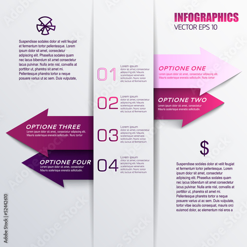 Vector: Business concept with text fields Business concept with text fields
