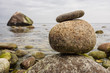 Die Ostseeküste auf der Insel Rügen.