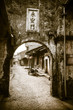Traditional chinese village street view