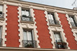Foto: Immeuble parisien en briques rouges Immeuble parisien en briques rouges