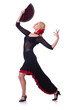 Female dancer dancing traditional dances
