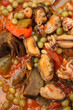 Moules et  Calamar à la Catalane - Petits Pois