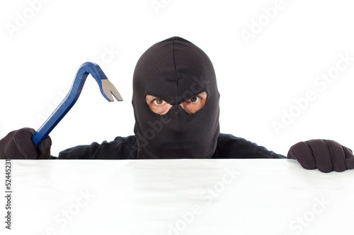 Photo: Thief with a bar Thief with a bar