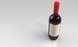 a bottle of red wine