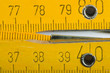 Foto: Construction meter close up Construction meter close up
