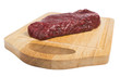Raw beef steak meat