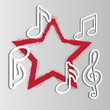 Abstract music background