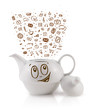 Coffe can with hand drawn media icons