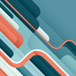 Abstract graphic illustration.