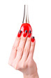 Fashion concept with nail art