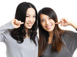 Photo: Two asian woman friend smile Two asian woman friend smile