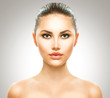 Photo: Beauty Girl. Beautiful Young Woman with Fresh Clean Skin Beauty Girl. Beautiful Young Woman with Fresh Clean Skin