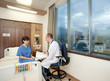Doctor female patient hospital consulting
