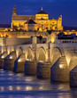Roman Bridge and The Great Mosque, Cordoba, Andalusia