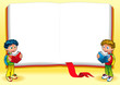 Vettoriale: Funny card with empty space for text. Funny card with empty space for text.