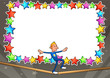 Vector: Funny card with empty space for text. Funny card with empty space for text.