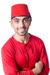 Man in traditional turkish hat and dress