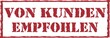 tampon von kunden empfohlen
