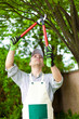 Gardener at work