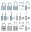 Locked or unlocked padlocks for secure web transaction