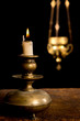 Candle and incense