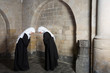 Nuns greeting