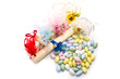 different colored candy favor