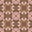 delicate seamless pattern with ethnicity motif