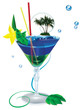 Cocktail in vector