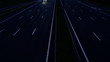 Night traffic time-lapse