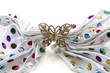Golden butterfly barrette