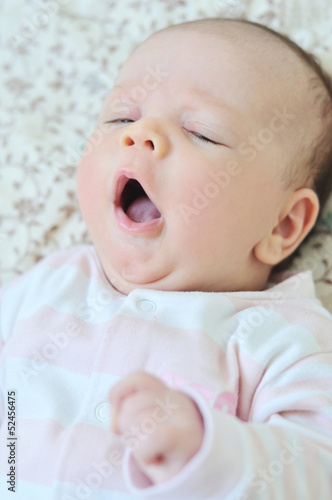 Photo: yawning baby yawning baby