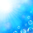 Summer blue background