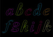 Sketch stich  alphabet