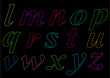 Sketch  stitch alphabet