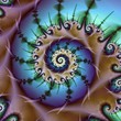 Abstract fractal background